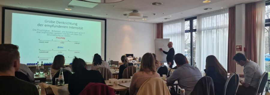 Séminaire de sommellerie sur l'huile d'olive avec Dieter Oberg Conférence